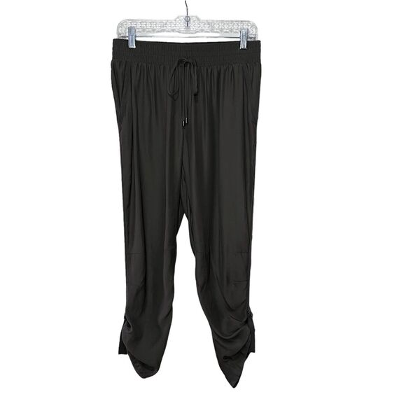 Picadilly Canada Women Green Slinky Casual Utility Joggers/Lounge Pants Size 10 - Picture 1 of 8